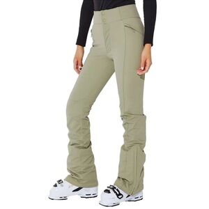 Halfdays Emma Soft Shell Ski Pant in Sage (short)
